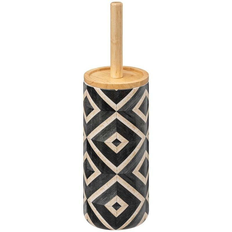 foto del prodotto scopino canvas nero e beige 5five