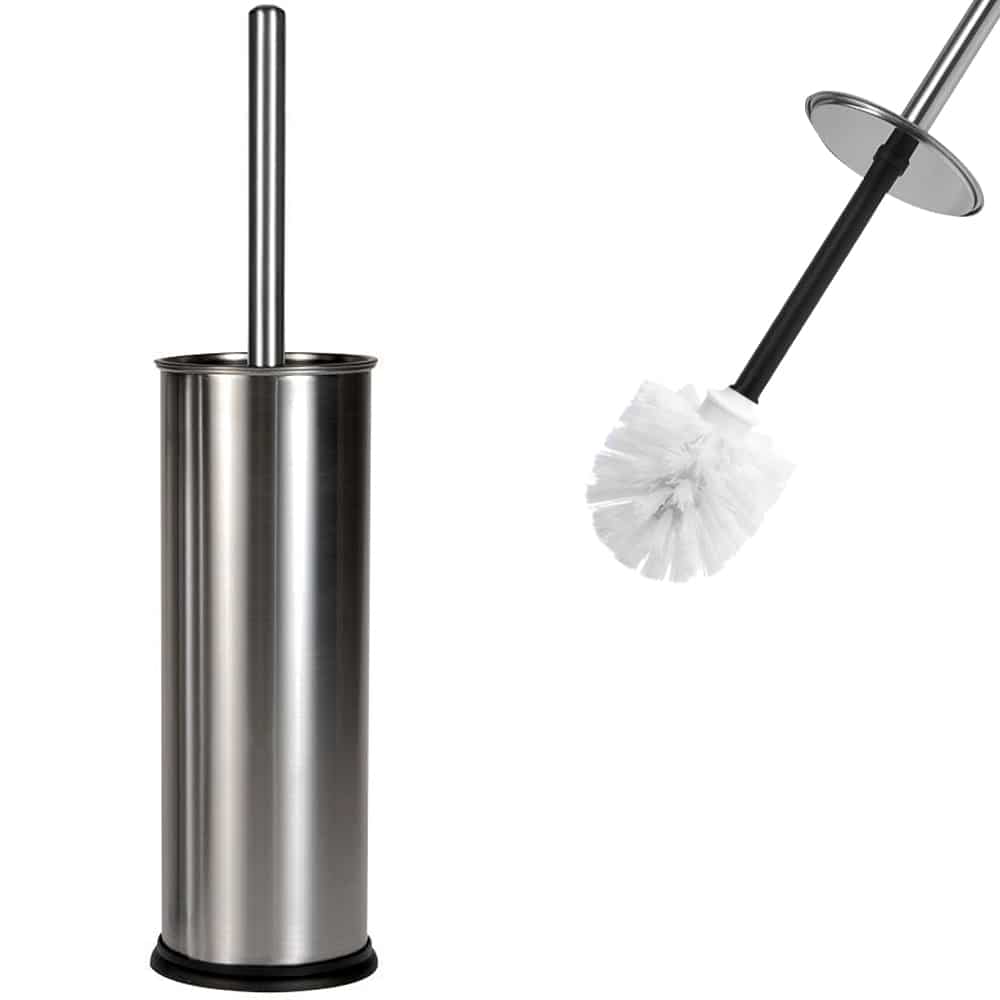 foto del prodotto scopino con contenitore in acciaio inox