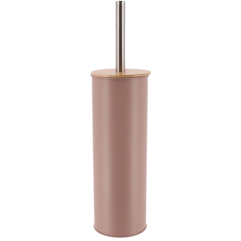 foto del prodotto scopino in metallo con copertura in bambù - cappuccino tendance