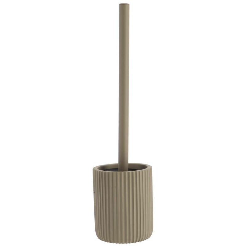 foto del prodotto scopino in poliresina con strisce taupe tendance