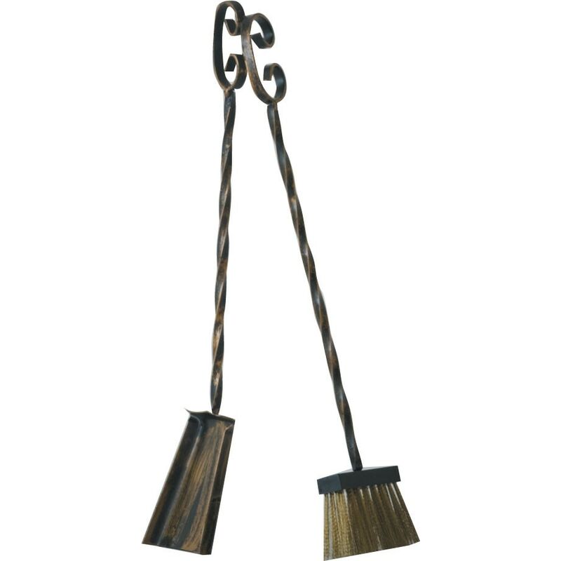 foto del prodotto scopino metallico ricambio x set camino aiello e. spazzolificio pz 1,0