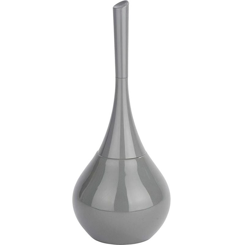 foto del prodotto scopino per wc scopino per wc flakon ceramica bianca porta scopino per wc, ceramica, 17 x 42,5 x 17 cm, bianco