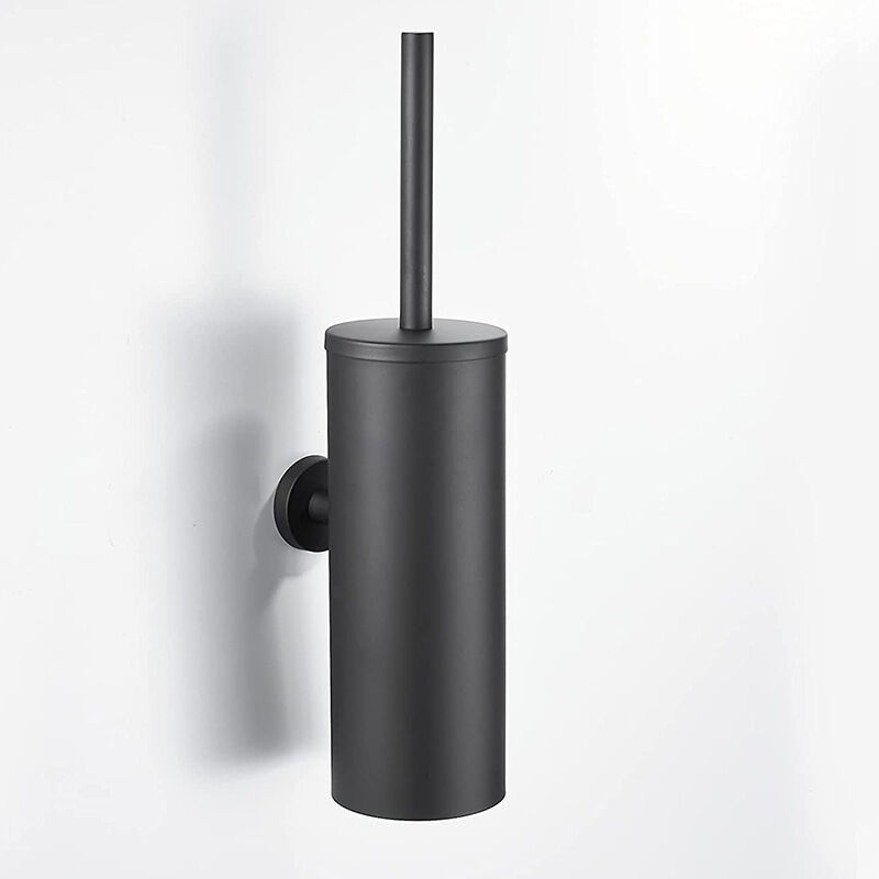 foto del prodotto scopino per wc sottile da parete in acciaio inossidabile portascopino classico per bagno o toilette per gli ospiti scopino per wc con pratico