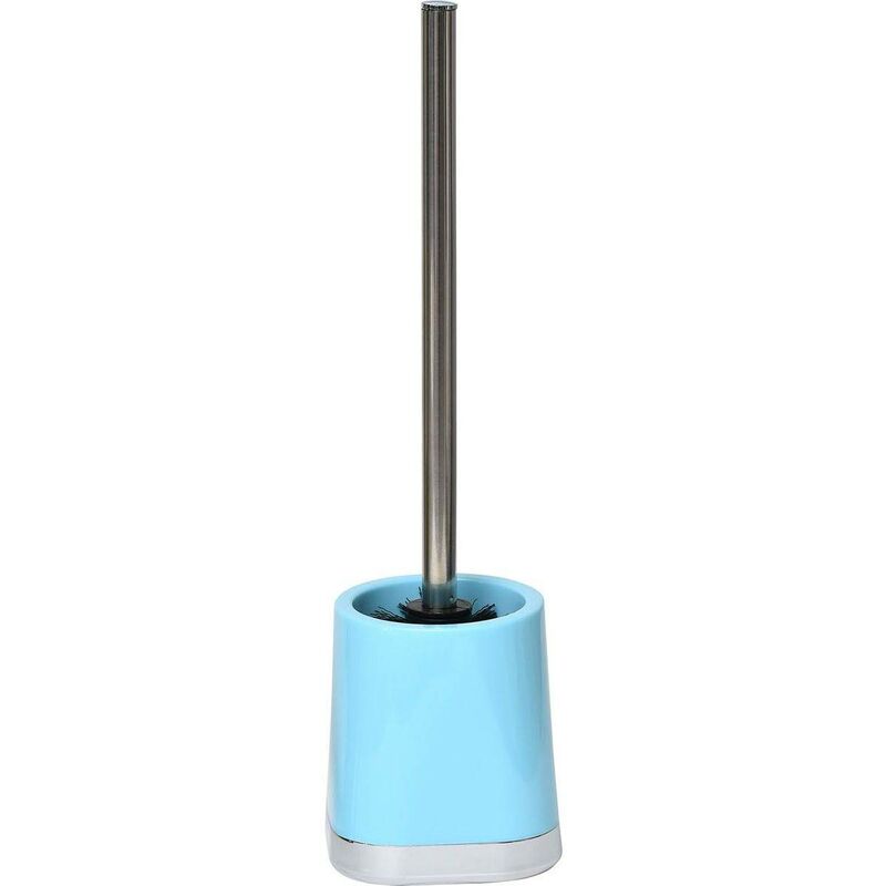 foto del prodotto scopino pp rotondo base cromata verde acqua tendance