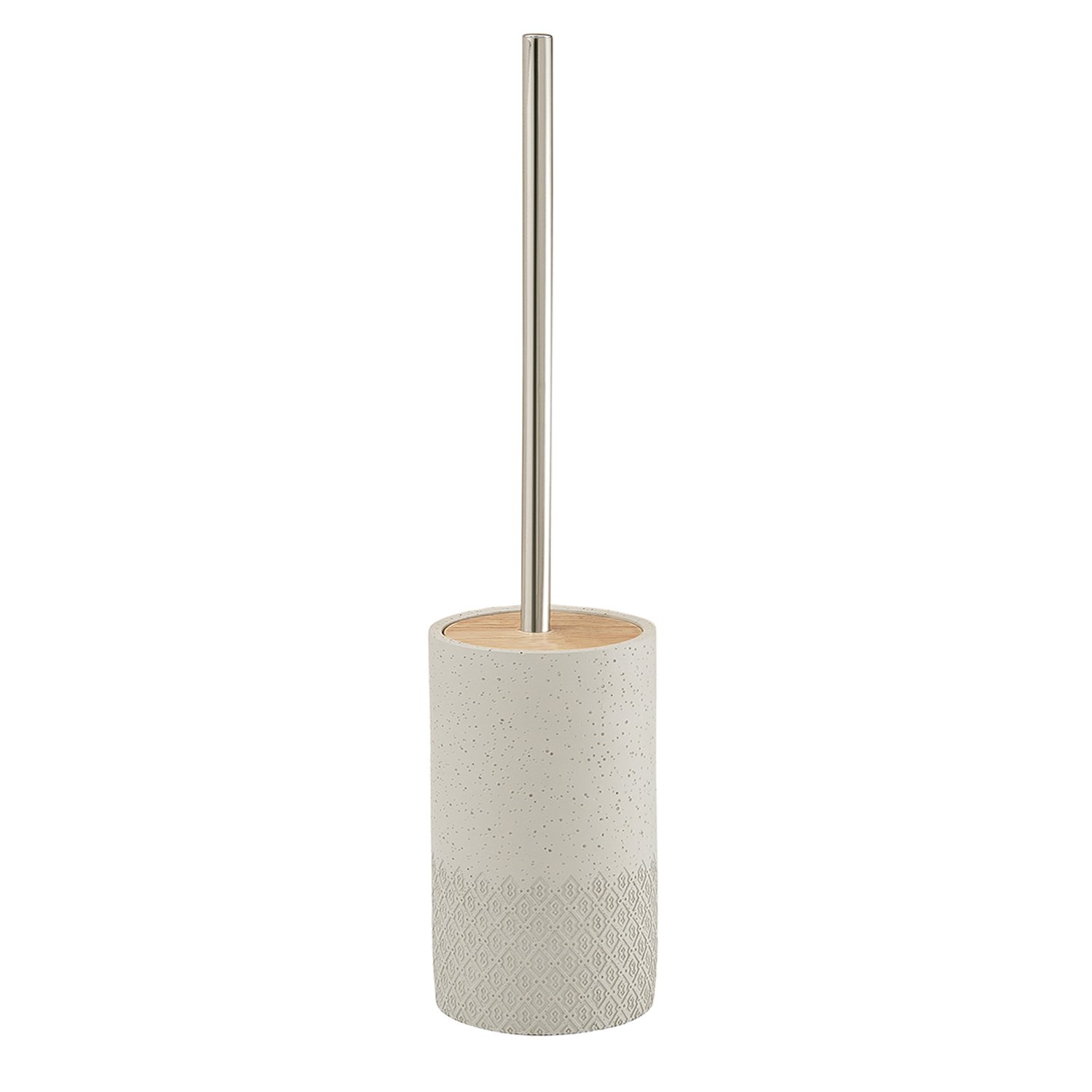immagine 0 del prodotto scopino wc con ciuffo in setole d 39 appoggio in cemento e bamb 4933 gedy serie afrodite grigio