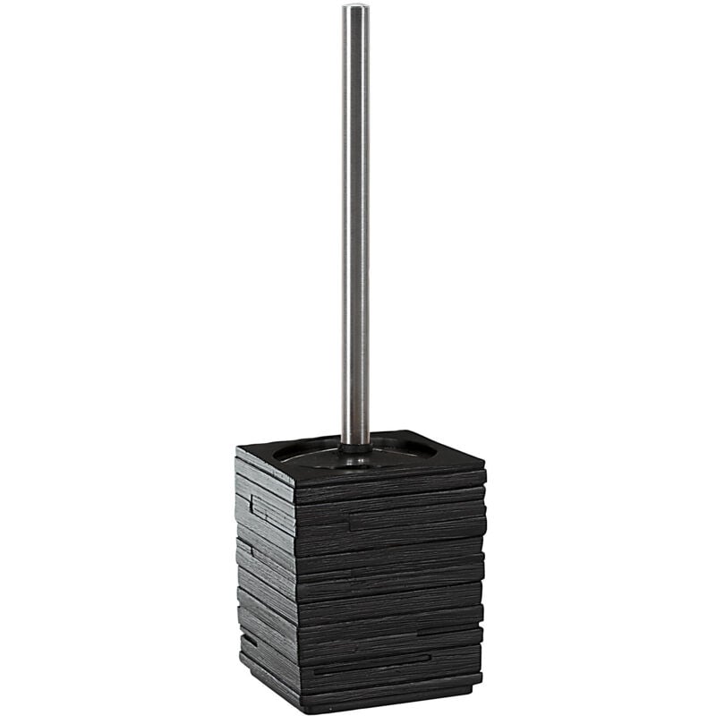 foto del prodotto scopino wc gedy quadrotto nero d appoggio