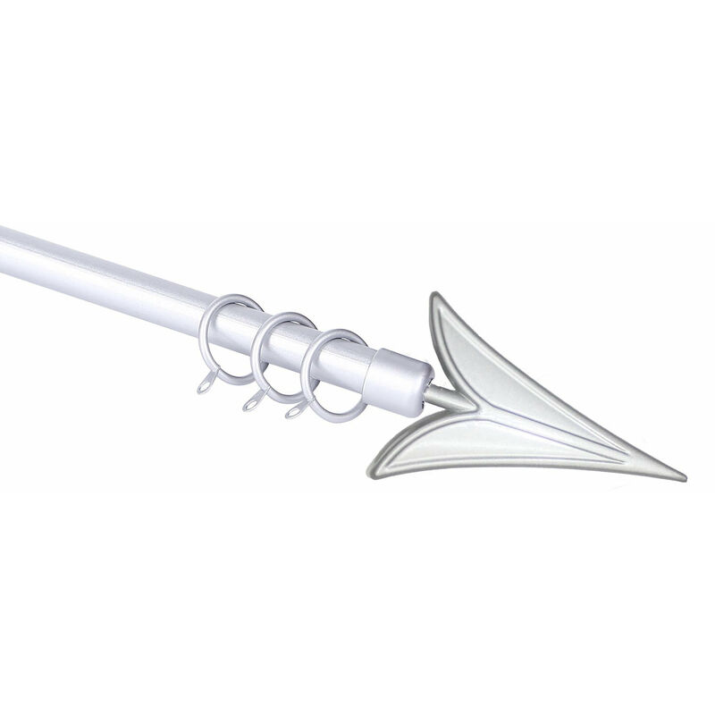foto del prodotto scorritenda in acciaio estensibile d19mm l210 380cm silver lancia etruria