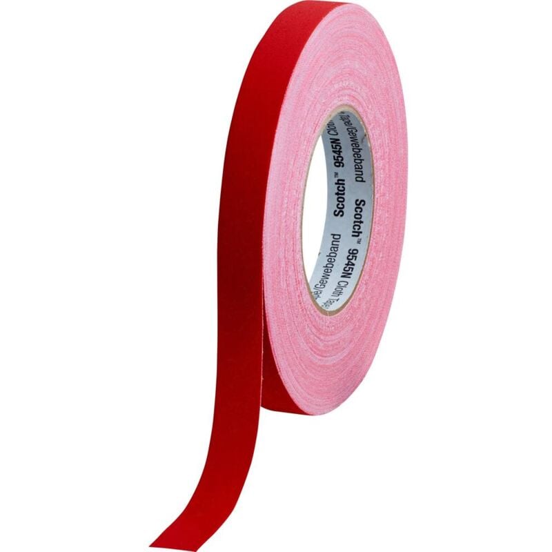 foto del prodotto scotch 9545nr19 nastro in tessuto scotch rosso l x l 50 m x 19 mm 1 pz.