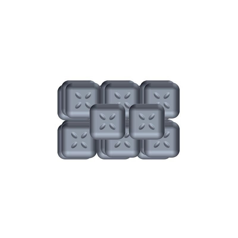 foto del prodotto scotch confezione da 8 fogli adesivi a nido d ape 24 x 24 mm, grigio