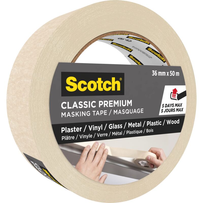 immagine 0 del prodotto scotch nastro di mascheratura classico premium, 36 mm x 50 m