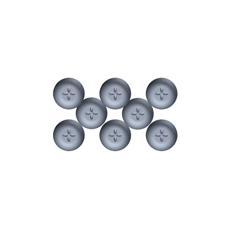 foto del prodotto scotch set di 8 cuscinetti adesivi a nido d ape diam. 22 mm, grigio
