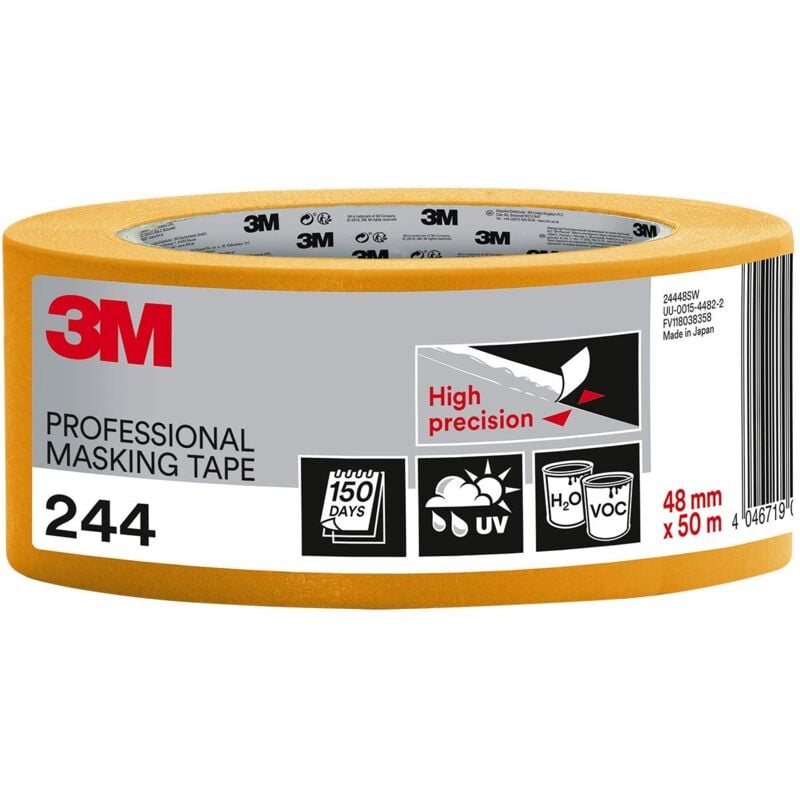 foto del prodotto scotch super pt24448 nastro adesivo coprente per imbianchino, 48 mm x 50 m, qualit professionale, colore oro