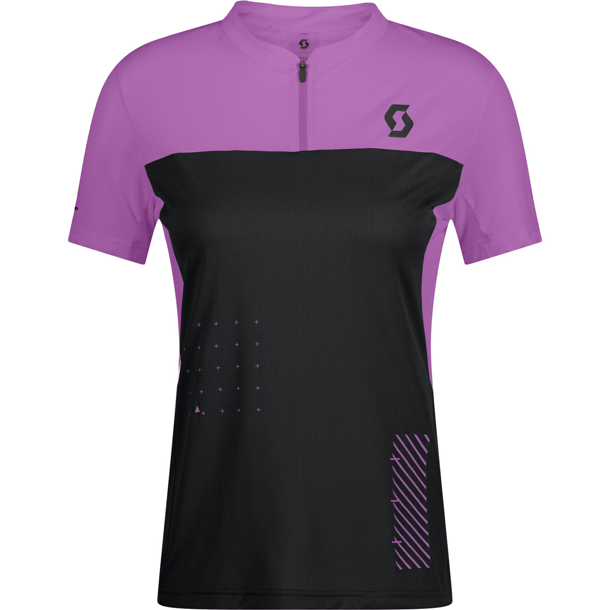 foto del prodotto scott donna maglia trail vertic zip ss