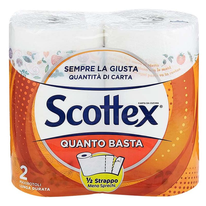 foto del prodotto scottex quanto basta, 2 rotoli
