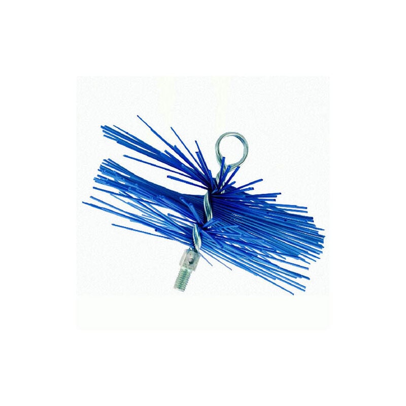foto del prodotto scovolo in nylon dn 180 mm canne fumarie stufa a pellet, camino, caldaia.
