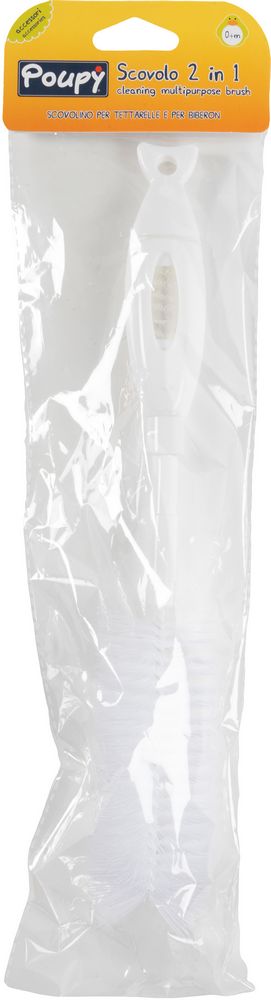 foto del prodotto scovolo per biberon e tettarelle 2 in 1 poupy per bambini piccoli