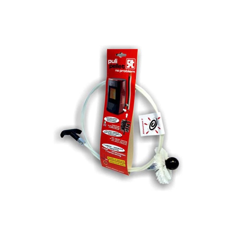 foto del prodotto scovolo pulizia stufe pellet condotte tubi 80 100mm sit lunghezza 2 metri