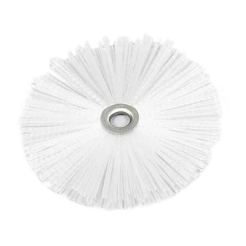 foto del prodotto scovolo spazzola circolare nylon dn 120 mm pulizia canne fumarie, stufa, camino, caldaia.