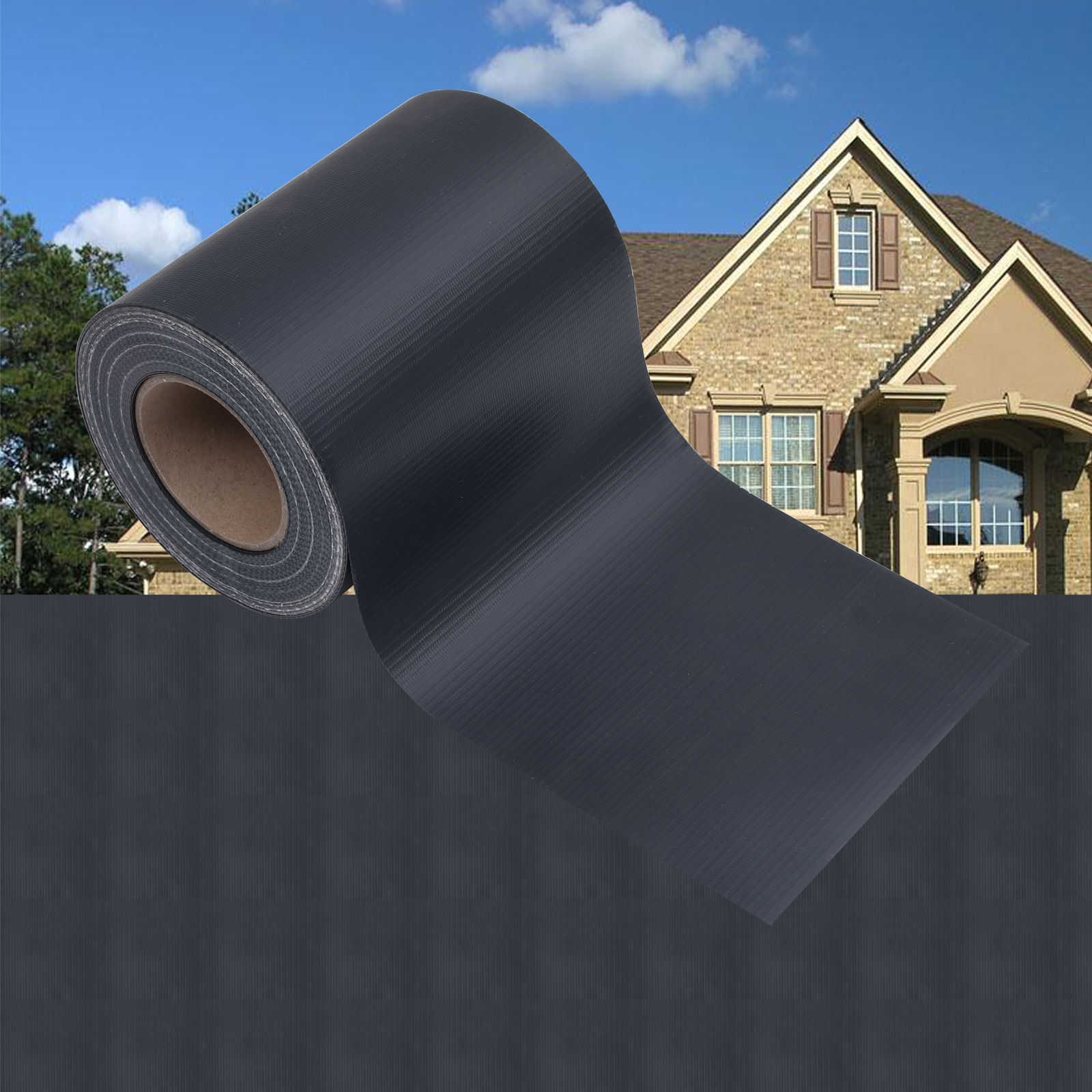 foto del prodotto screens di privacy per giardino 2 pcs pvc 35x0,19 m grigio scuro opaco