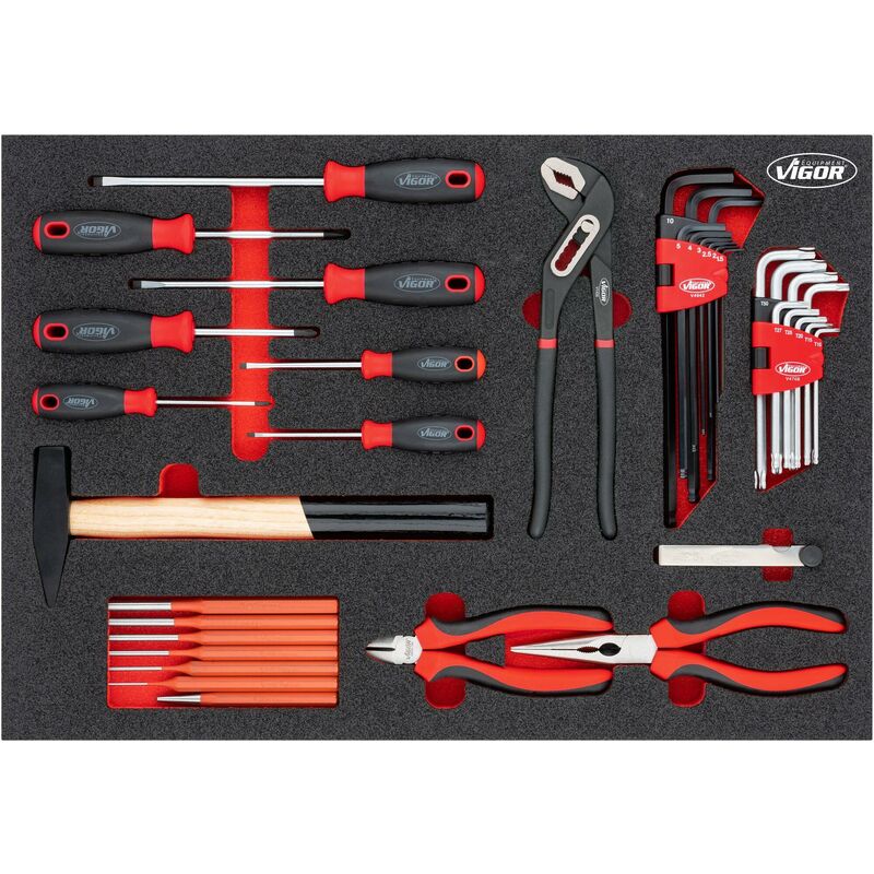 foto del prodotto screwdriver pliers set v5111n l x w x h 563 mm x 393 mm x 35 mm