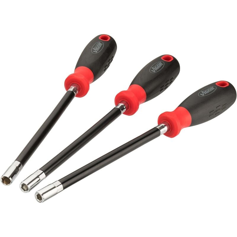 foto del prodotto screwdriver set flexible v5661 profilo esagonale esterno 6 7 8 numero utensili 3