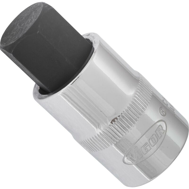 foto del prodotto screwdriver socket for inside hexagon screws v2069 attacco quadro, cavo, 1 2 di pollice 12,5 mm profilo esagonale interno size 17 mm