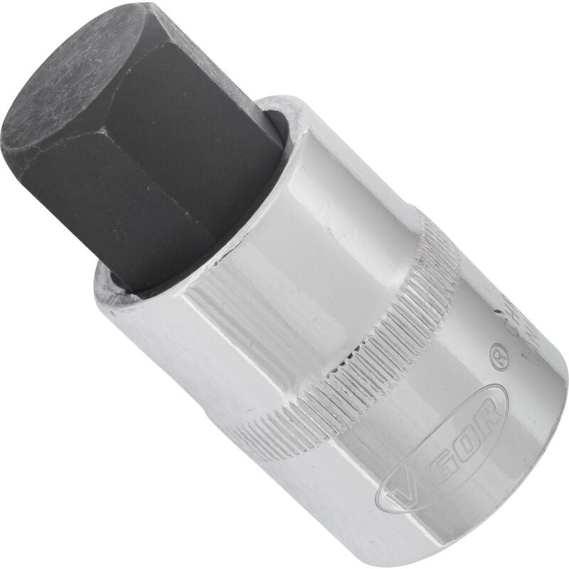 foto del prodotto screwdriver socket for inside hexagon screws v2070 attacco quadro, cavo, 1 2 di pollice 12,5 mm profilo esagonale interno size 19 mm