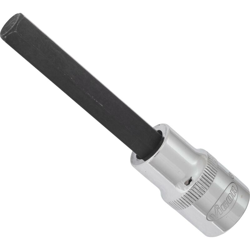 foto del prodotto screwdriver socket for inside hexagon screws v2076 attacco quadro, cavo, 1 2 di pollice 12,5 mm profilo esagonale interno size 10 mm