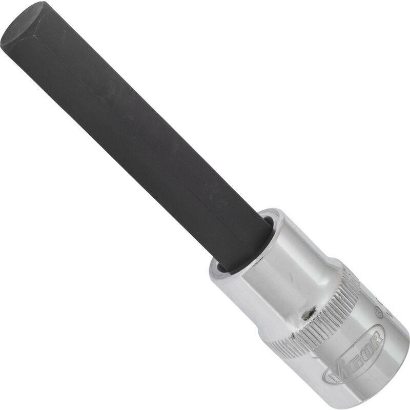 foto del prodotto screwdriver socket for inside hexagon screws v2078 attacco quadro, cavo, 1 2 di pollice 12,5 mm profilo esagonale interno size 12 mm