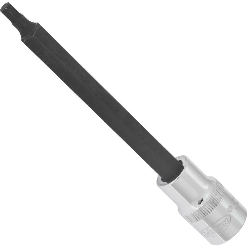 foto del prodotto screwdriver socket for inside hexagon screws v2080 attacco quadro, cavo, 1 2 di pollice 12,5 mm profilo esagonale interno size 5 mm