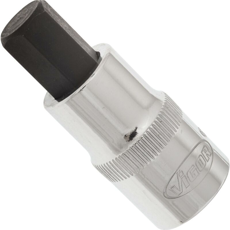 foto del prodotto screwdriver socket for inside hexagon screws v2106 attacco quadro, cavo, 1 2 di pollice 12,5 mm profilo esagonale interno size 12 mm