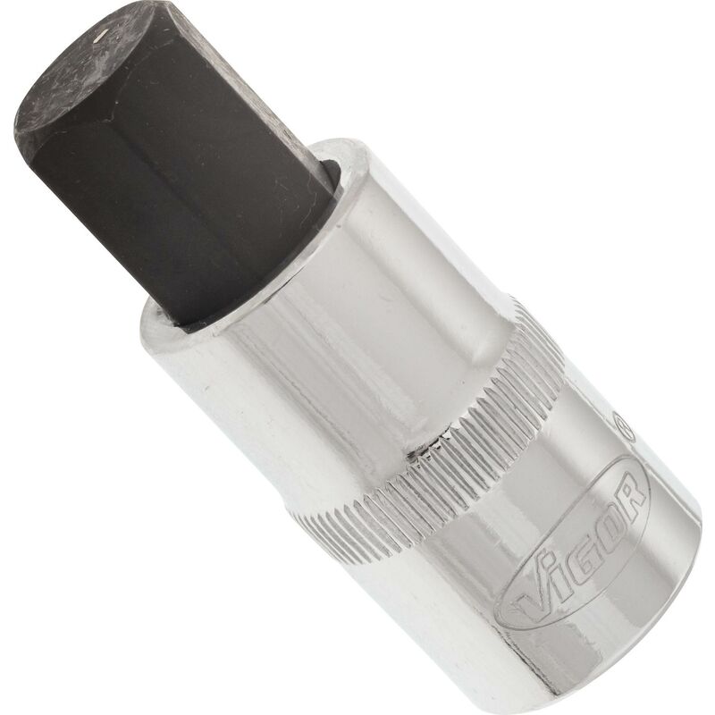 foto del prodotto screwdriver socket for inside hexagon screws v2107 attacco quadro, cavo, 1 2 di pollice 12,5 mm profilo esagonale interno size 14 mm