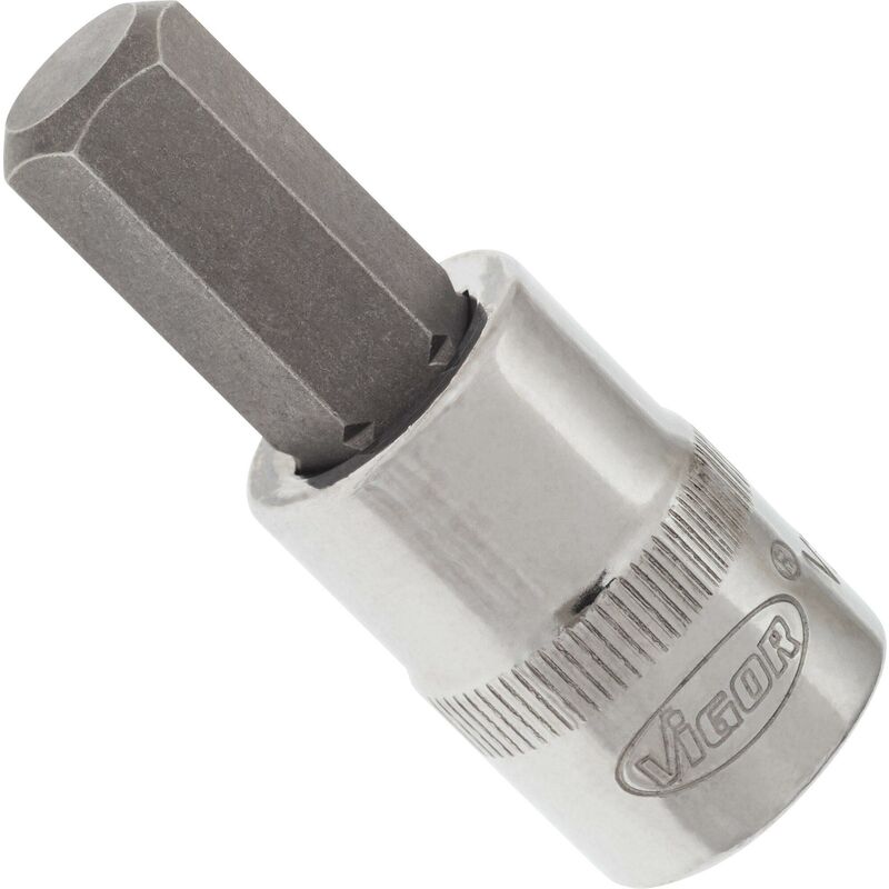 foto del prodotto screwdriver socket for inside hexagon screws v2279n attacco quadro, cavo, 3 8 di pollice 10 mm profilo esagonale interno size 10 mm