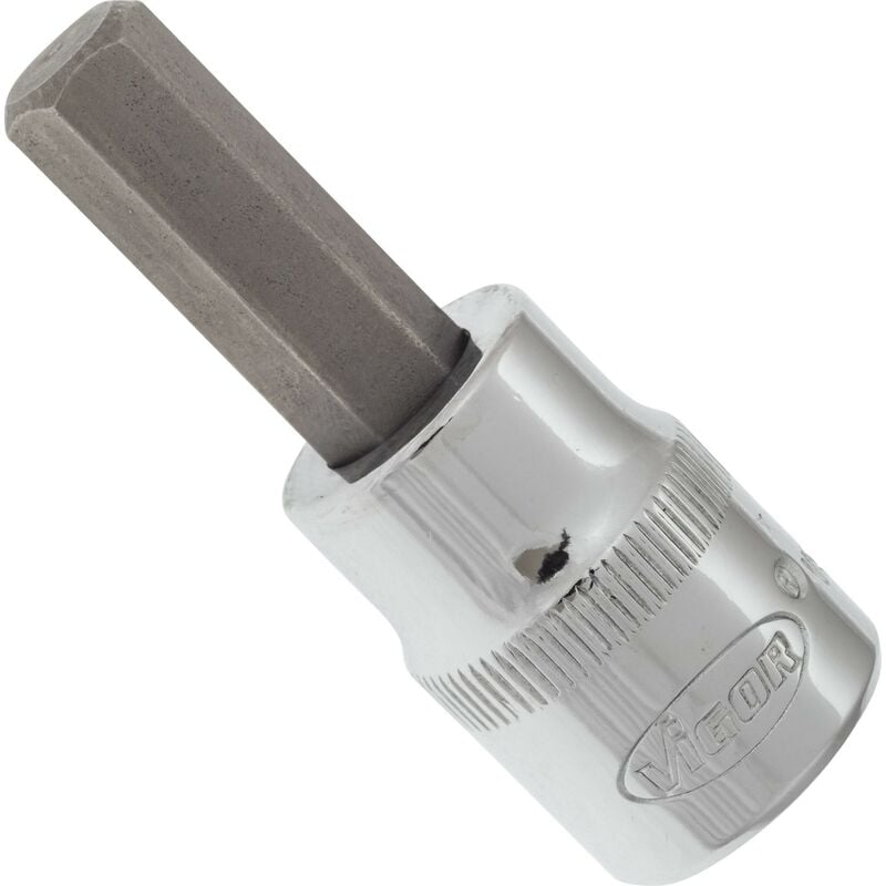 foto del prodotto screwdriver socket for inside hexagon screws v2280n attacco quadro, cavo, 3 8 di pollice 10 mm profilo esagonale interno size 8 mm