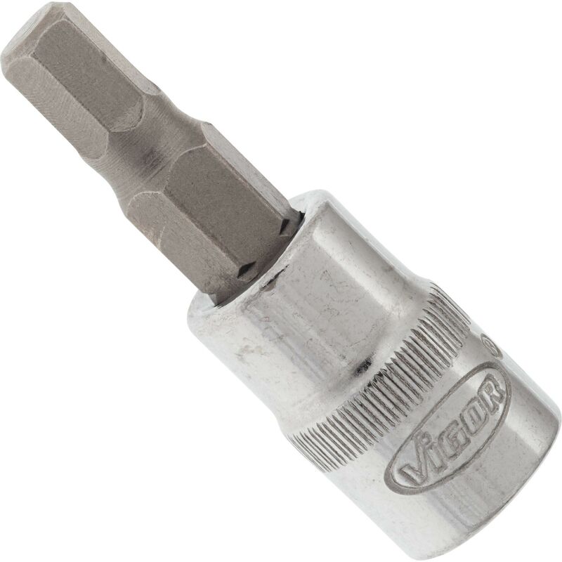 foto del prodotto screwdriver socket for inside hexagon screws v2432n attacco quadro, cavo, 1 4 di pollice 6,3 mm profilo esagonale interno size 5 mm