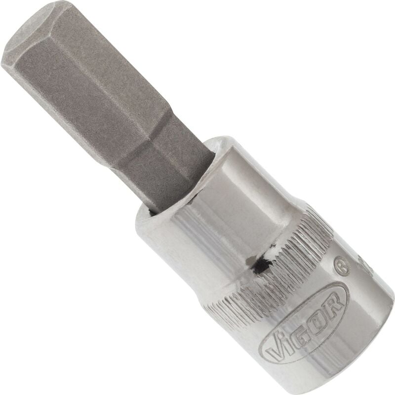 foto del prodotto screwdriver socket for inside hexagon screws v2434n attacco quadro, cavo, 1 4 di pollice 6,3 mm profilo esagonale interno size 7 mm