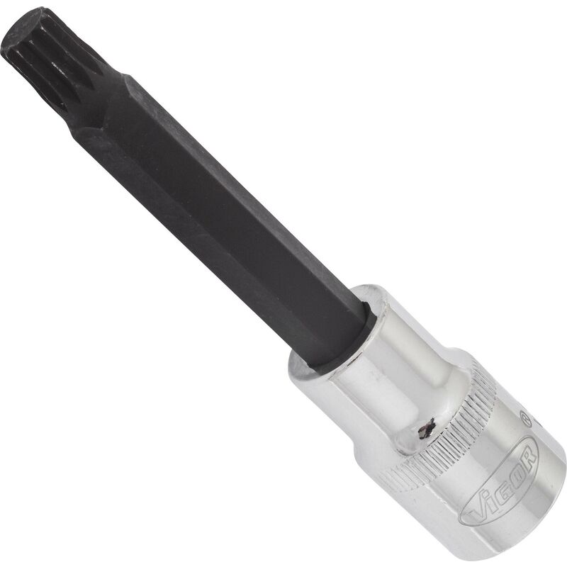 foto del prodotto screwdriver socket for screws with internal serration (xzn) ∙ v2113 ∙ attacco quadro, cavo, 1/2 di pollice (12,5 mm) ∙ profilo poligonale interno xzn ∙ size m9