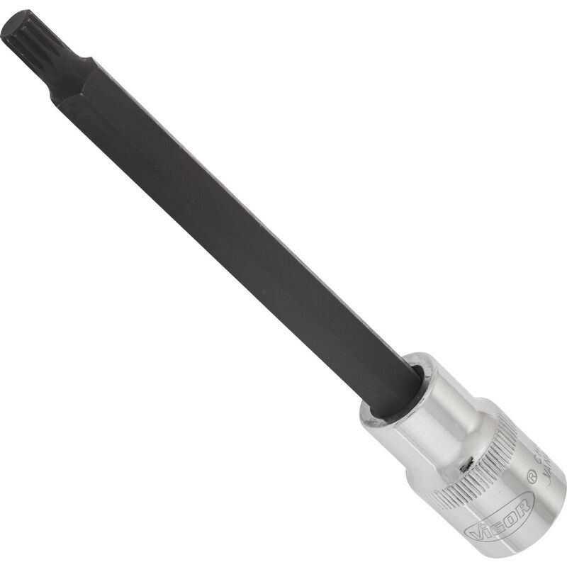 foto del prodotto screwdriver socket for screws with internal serration xzn v2123 attacco quadro, cavo, 1 2 di pollice 12,5 mm profilo poligonale interno xzn