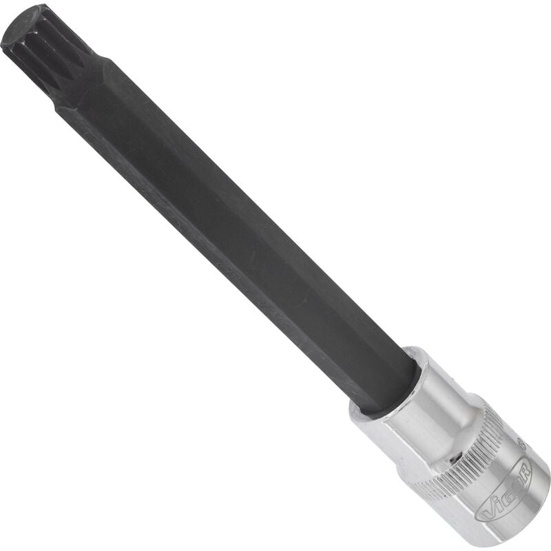 foto del prodotto screwdriver socket for screws with internal serration xzn v2129 attacco quadro, cavo, 1 2 di pollice 12,5 mm profilo poligonale interno xzn