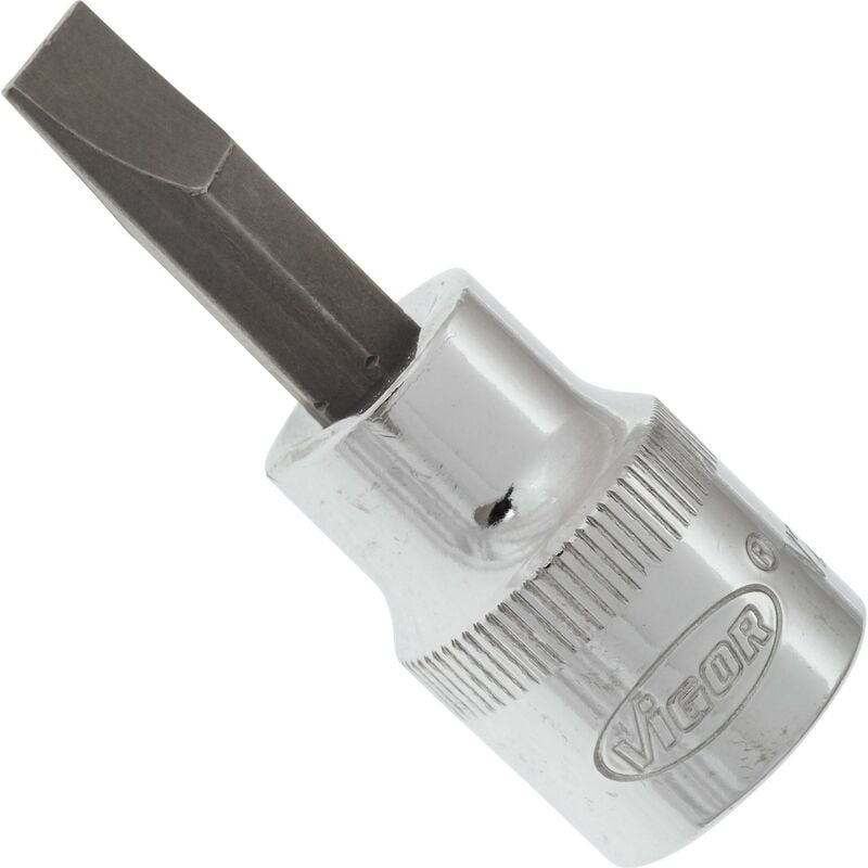 foto del prodotto screwdriver socket v2287n attacco quadro, cavo, 3 8 di pollice 10 mm profilo ad intaglio size 1 x 7 mm