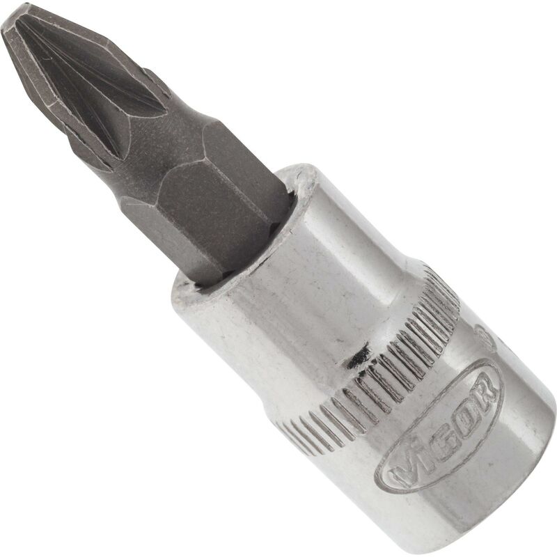 foto del prodotto screwdriver socket v2440n attacco quadro, cavo, 1 4 di pollice 6,3 mm profilo pozidriv pz size pz2