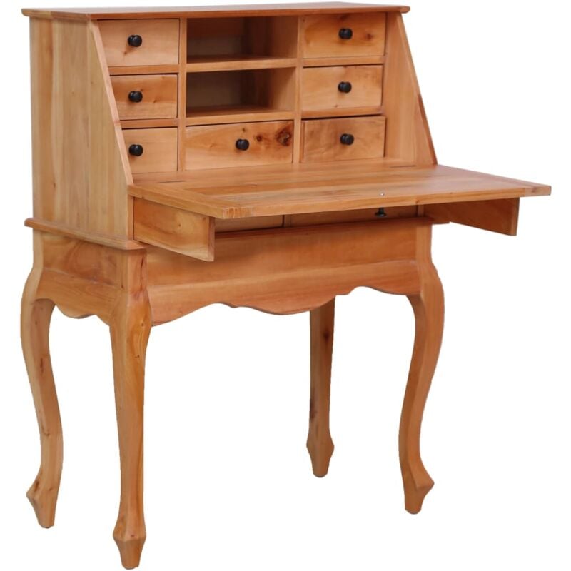 foto del prodotto scrittoio 78x42x103 cm in legno massello di mogano - vidaxl