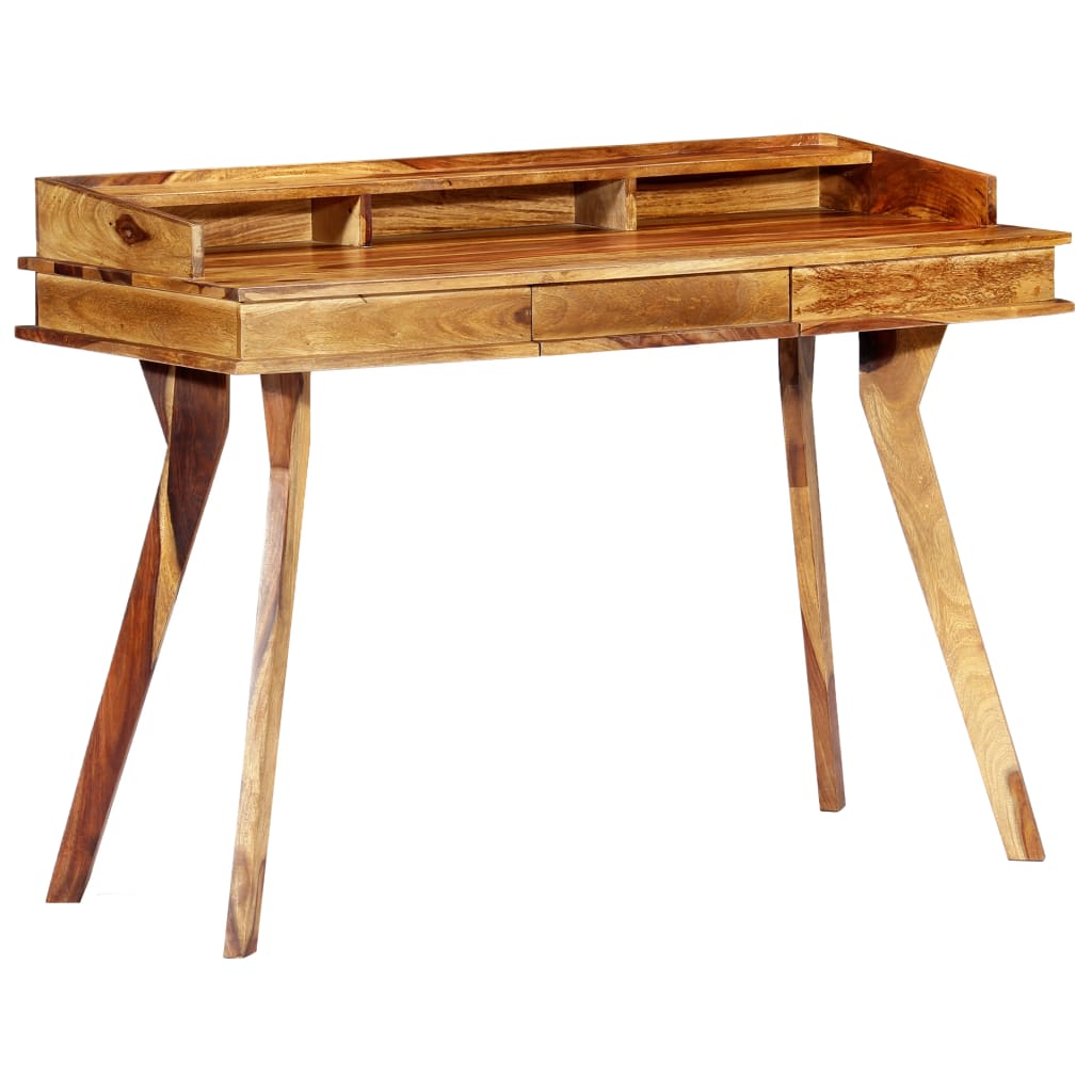 foto del prodotto scrivania 115x50x85 cm in legno massello di sheesham cod mxl 72726
