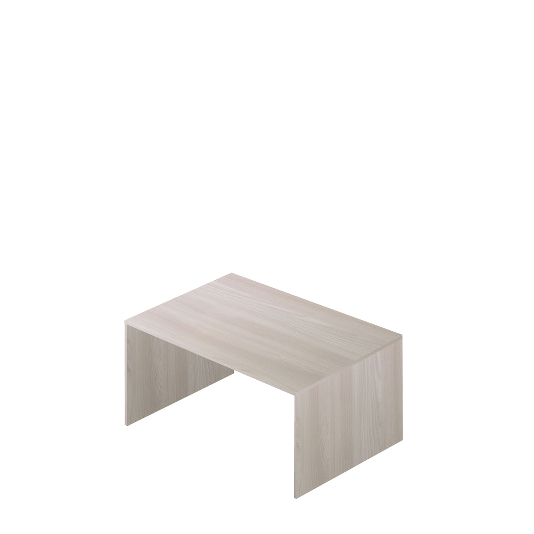 foto del prodotto scrivania 120x73x73h cm dal design moderno in kit di montaggio colore olmo chiaro