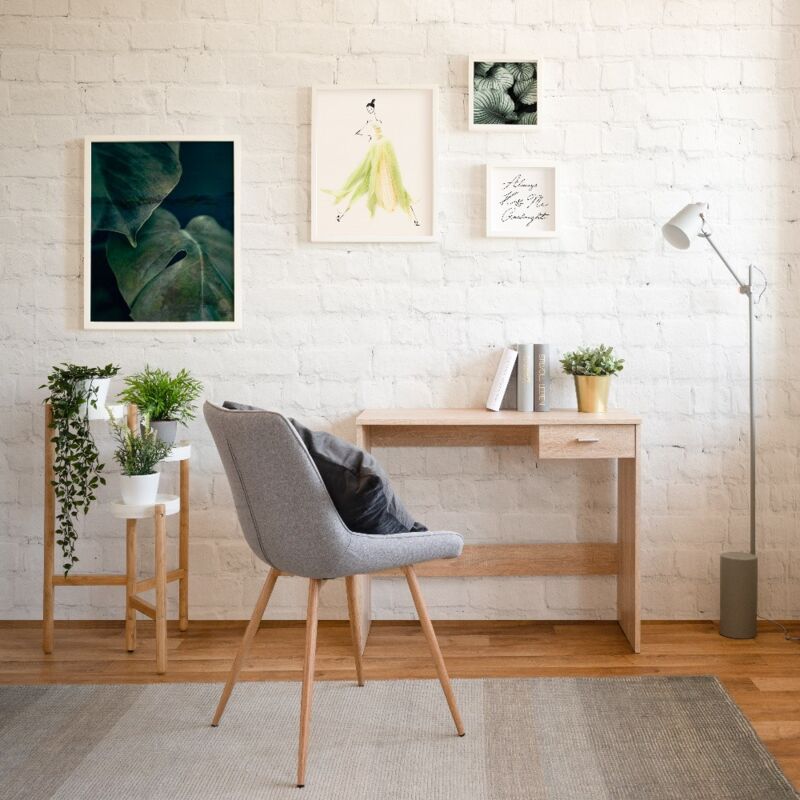 foto del prodotto scrivania 89x40x74 cm fritz 30 rovere