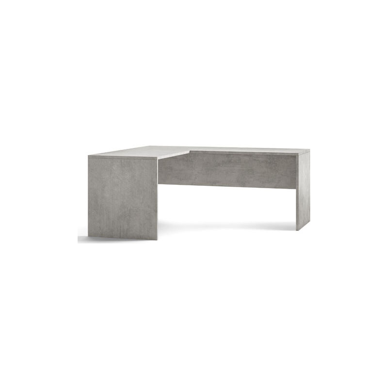 foto del prodotto scrivania angolare ad angolo sinistro h76 l180 p169 cm colore cemento 6301k sarmog sarmog