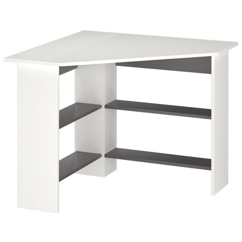 foto del prodotto scrivania angolare arion, bianco, 90 x 90 cm vicco