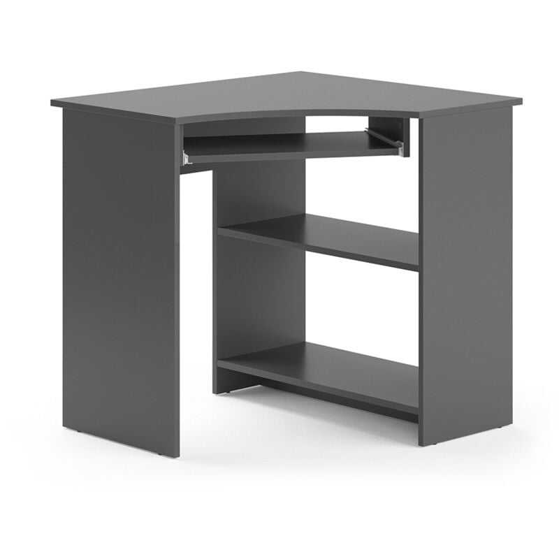 foto del prodotto scrivania angolare odin, antracite, 83 x 76 cm vicco