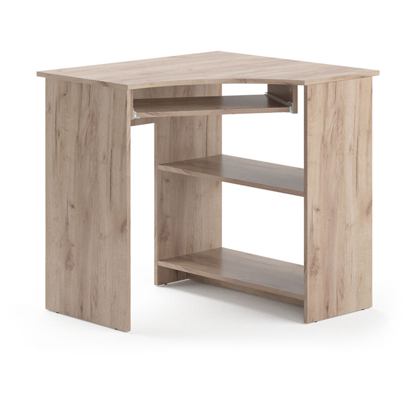 foto del prodotto scrivania angolare odin, sonoma, 83 x 76 cm vicco
