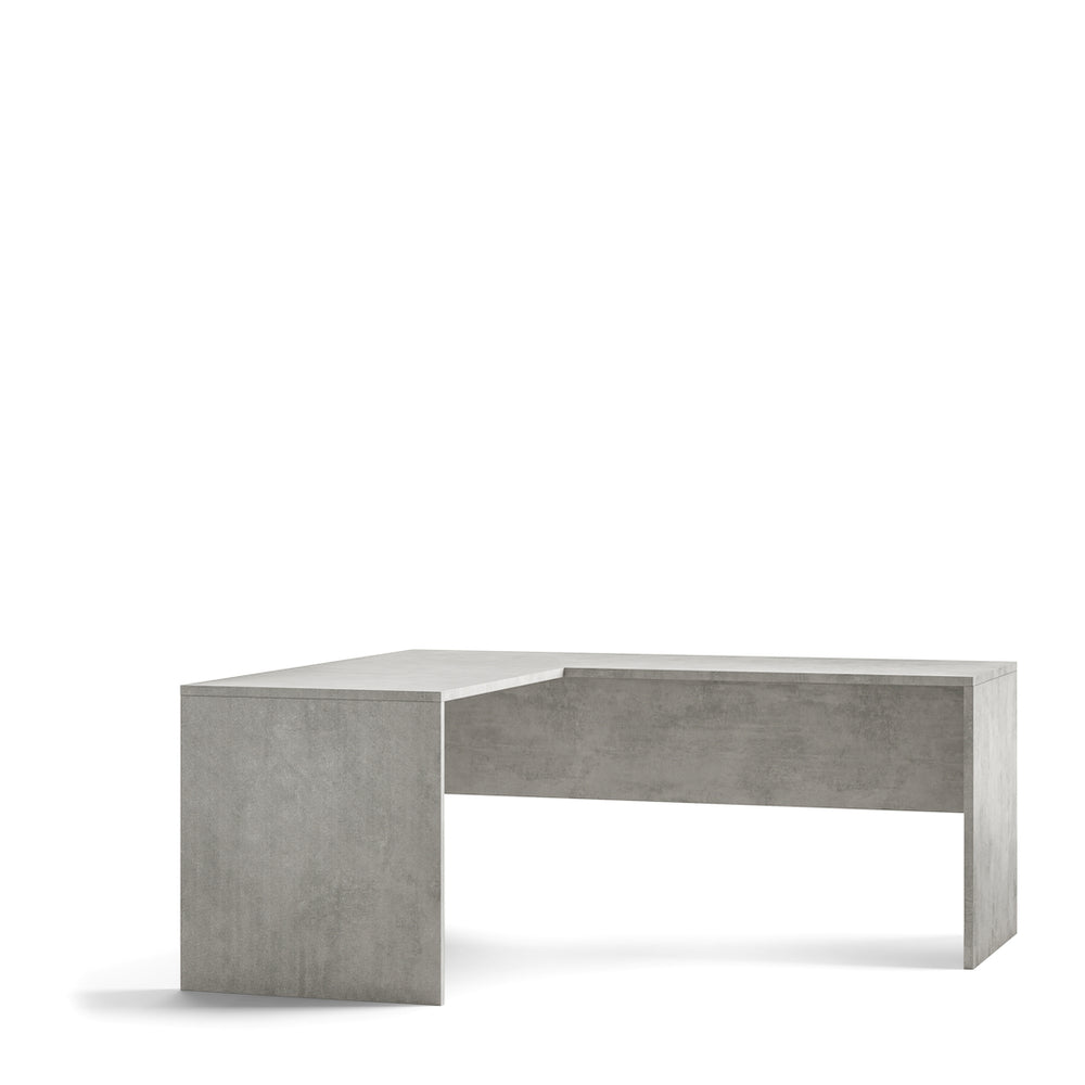 foto del prodotto scrivania angolare sx 180x169 h76cm cemento